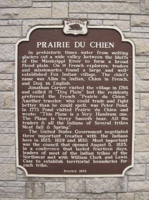 Prairie du Chien Marker image. Click for full size.
