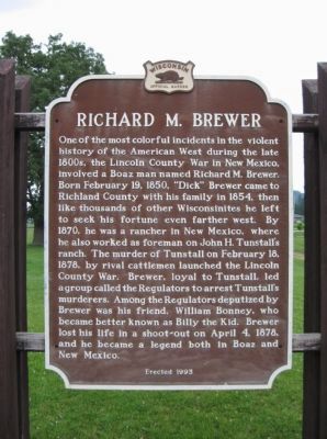 Richard M. Brewer Marker image. Click for full size.