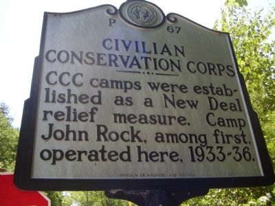 Civilan Conservation Corps Marker image. Click for full size.