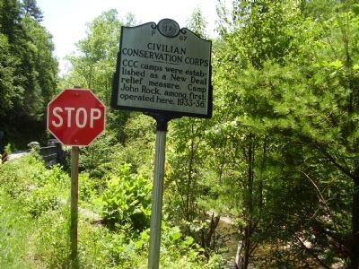 Civilan Conservation Corps Marker image. Click for full size.
