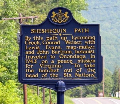 Sheshequin Path Marker image. Click for full size.