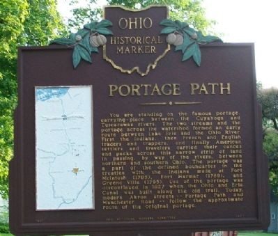 Portage Path Marker image. Click for full size.