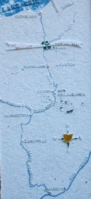 Map of Portage Path on Marker image. Click for full size.