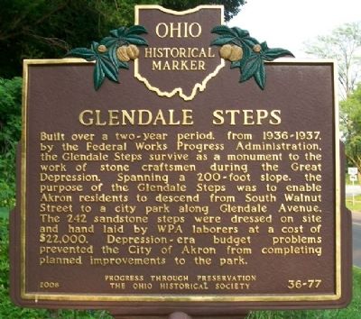 Glendale Steps Marker image. Click for full size.