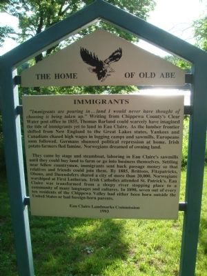 Immigrants Marker image. Click for full size.