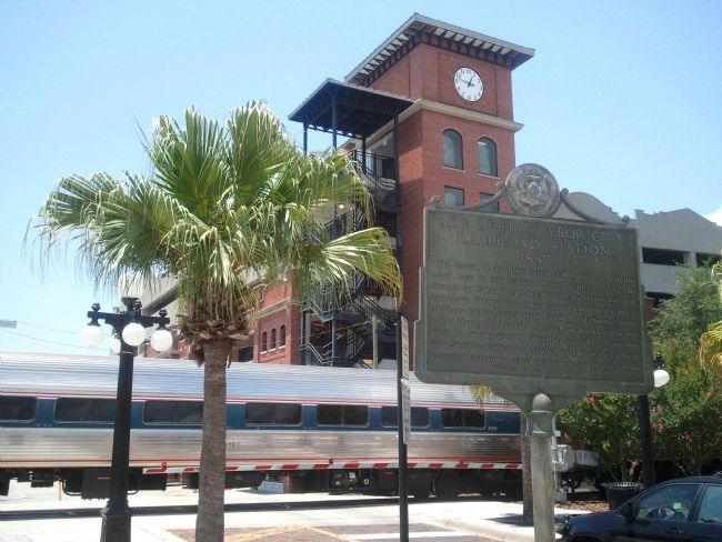 Site of First Ybor City Railroad Station Marker image. Click for full size.