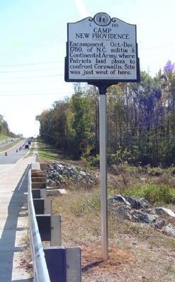 Camp New Providence Marker. Click for full size. Camp New Providence Marker image. Click for full size.