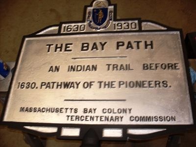 The Bay Path Marker image. Click for full size.
