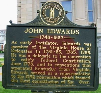 John Edwards 1748-1837 side of the marker image. Click for full size.
