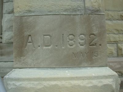St. Michael's Roman Catholic Church Cornerstone. Click for full size. St. Michael's Roman Catholic Church Cornerstone image. Click for full size.