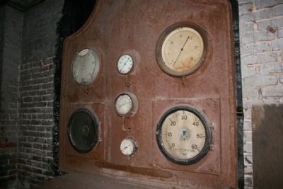 The Old Blowing Engine Room Gauges image. Click for full size.