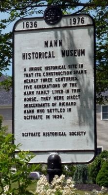 Mann Historical Museum Marker image. Click for full size.