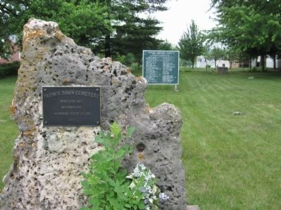 Old Frenchtown Cemetery and Marker image. Click for full size.