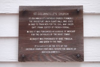 St. Columncille's Church Marker image. Click for full size.