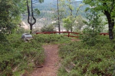 The Marker at the Diggins Overlook. Click for full size. The Marker at the Diggins Overlook image. Click for full size.