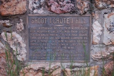 Shoot (Chute) Hill Marker. Click for full size. Shoot (Chute) Hill Marker image. Click for full size.