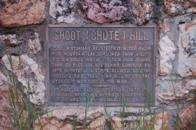 Shoot (Chute) Hill Marker image. Click for full size.