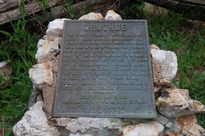 Ormonde Marker. Click for full size. Ormonde Marker image. Click for full size.