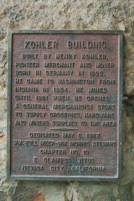 Kohler Building Marker image. Click for full size.