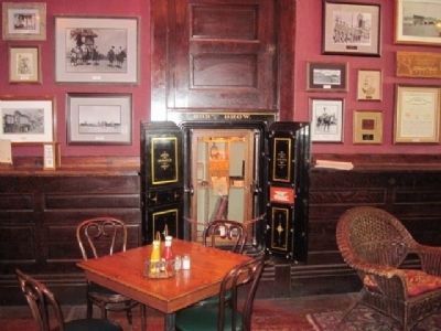 A safe inside the Palace Saloon image. Click for full size.