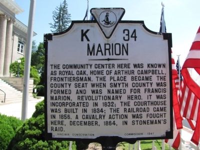 Marion Marker. Click for full size. Marion Marker image. Click for full size.
