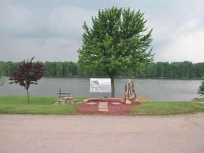 Historic Cassville Ferry Marker image. Click for full size.