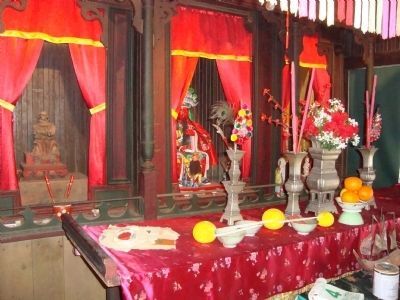 The Auburn Joss House shrines. Click for full size. The Auburn Joss House shrines image. Click for full size.