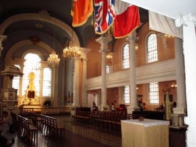 Inside St.Paul's Chapel. Click for full size. Inside St.Paul's Chapel image. Click for full size.