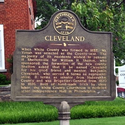 Cleveland Marker. Click for full size. Cleveland Marker image. Click for full size.