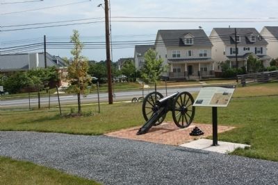 Dowden's Ordinary: A French & Indian War Site Marker, seen along MD Route 355 image. Click for full size.