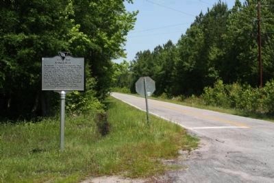 Kingville Marker looking northwest Griffin Creek Road image. Click for full size.