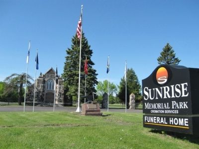 Sunrise Memorial Park War Memorial. Click for full size. Sunrise Memorial Park War Memorial image. Click for full size.