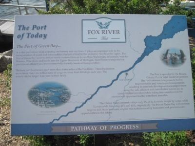 The Port of Today Marker image. Click for full size.