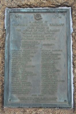 Bedfords Volunteer Company Marker. Click for full size. Bedfords Volunteer Company Marker image. Click for full size.