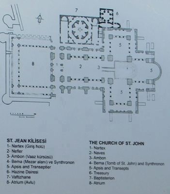 St. Jean (Aziz Yahya) Kilisesi/The Church of St. John Marker image. Click for full size.