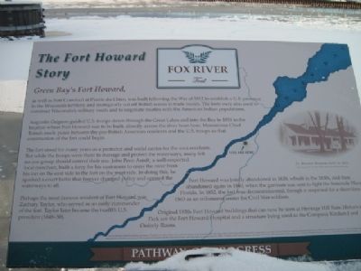The Fort Howard Story Marker image. Click for full size.