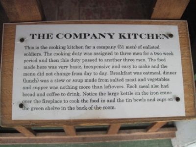 Fort Howard Kitchen Marker. Click for full size. Fort Howard Kitchen Marker image. Click for full size.