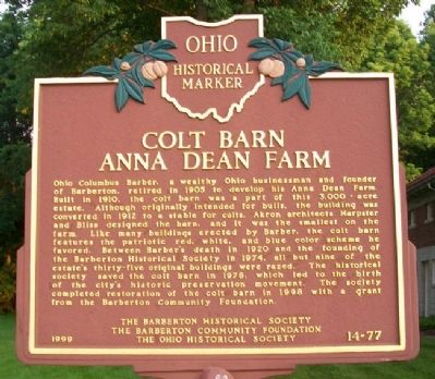 Colt Barn [at] AnnaDean Farm Marker image. Click for full size.
