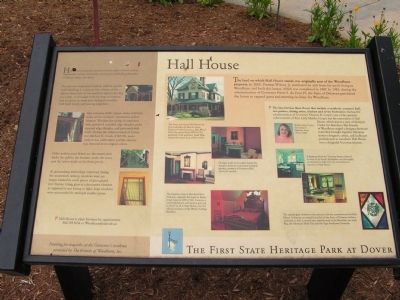 Hall House Marker image. Click for full size.