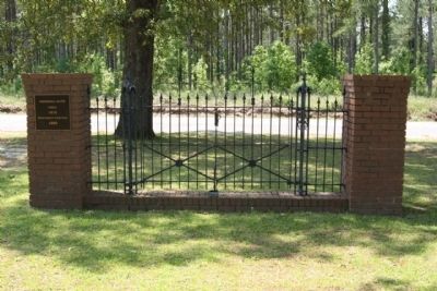 Richland Presbyterian Church Cemetery Original Gate circa 1910 image. Click for full size.