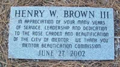 Henry W. Brown III Marker. Click for full size. Henry W. Brown III Marker image. Click for full size.