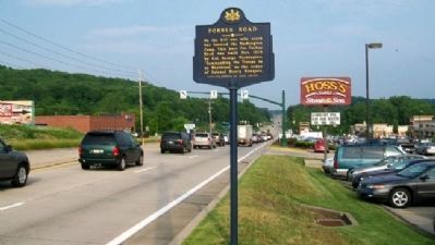 Forbes Road Marker. Click for full size. Forbes Road Marker image. Click for full size.