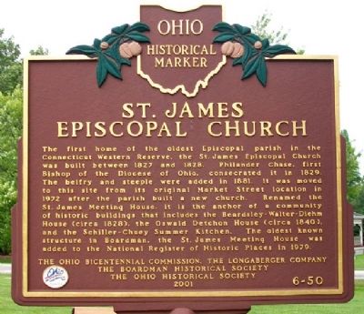 St. James Episcopal Church Marker image. Click for full size.