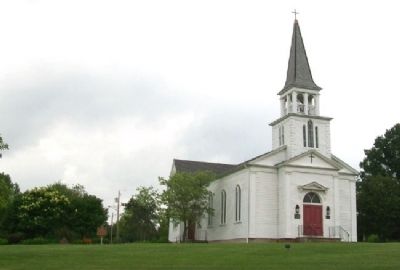 St. James Episcopal Church and Marker image. Click for full size.