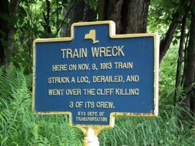 Train Wreck Marker image. Click for full size.