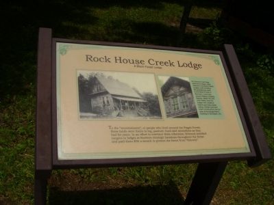 Rock House Creek Lodge Marker image. Click for full size.