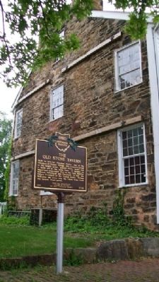 The Old Stone Tavern and Marker image. Click for full size.