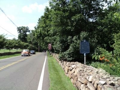 Marker on Ramapo Valley Road image. Click for full size.