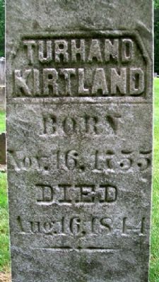 Judge Turhand Kirtland Grave Marker image. Click for full size.