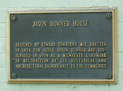 Jason Downer House Marker image. Click for full size.